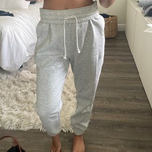 Grey sweatpants